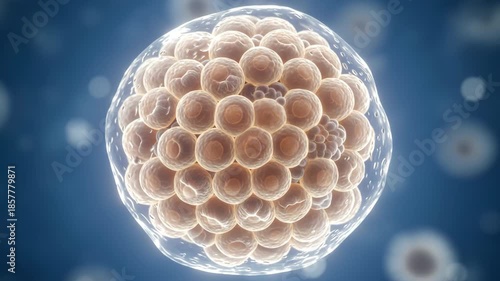 Multicellular Organisms, Microscopic View of Cell Structure in Biology Intricate Organism Details and Components