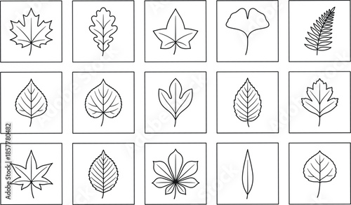 Business strategy and personal growth line icon set, featuring goal achievement, leadership skills, creative thinking, career development, and motivation symbols.