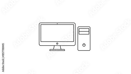 Database icon set showing stacked cylinder storage disk symbol for cloud data center technology server infrastructure computing network professional flat vector line art illustration isolated
