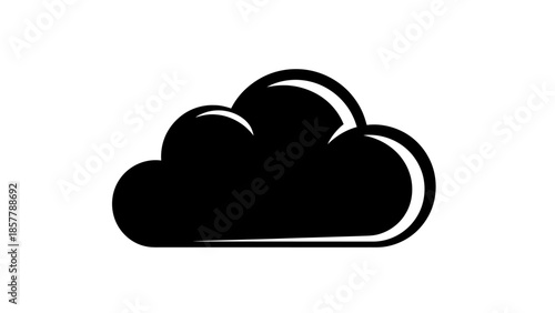 Database icon set showing stacked cylinder storage disk symbol for cloud data center technology server infrastructure computing network professional flat vector line art illustration isolated