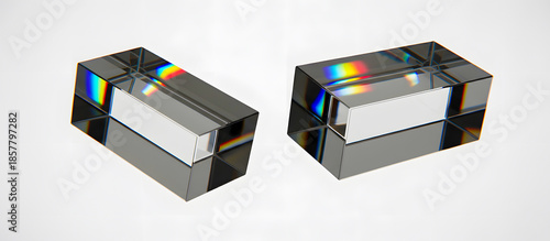 Optical Prisms Displaying Light Spectrum