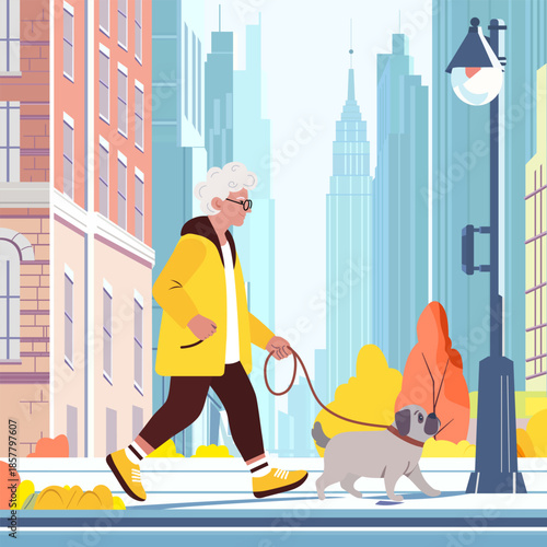 Retirement Dog Activity Retired people City Health