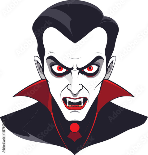 Editable Vector Vampire