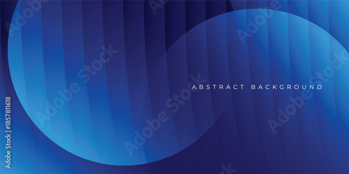 Abstract blue gradient fluid circle vector background design wallpaper template with dynamic color and blend