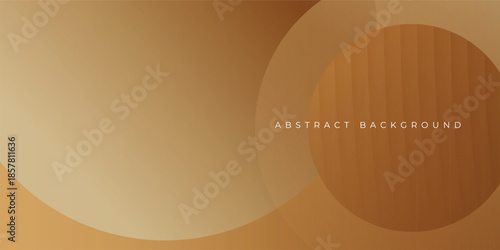 Abstract Brown Halftone circles Background stock photo template with dynamic color abstract background