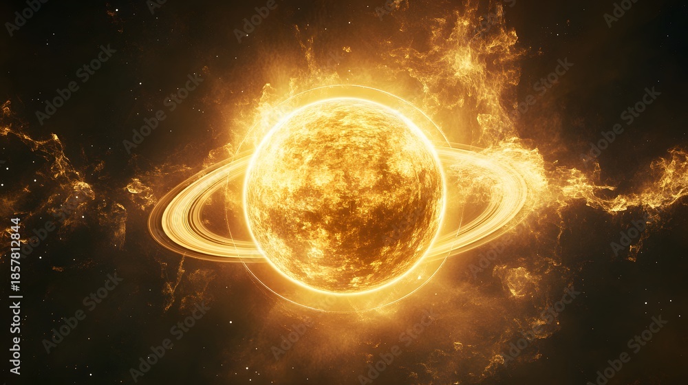 Obraz premium sun in space