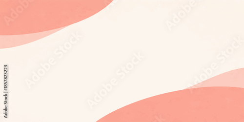 Abstract background illustration with red hearts and lines featuring a 3d wave pattern on a pink vector paper texture design template for a business card wallpaper