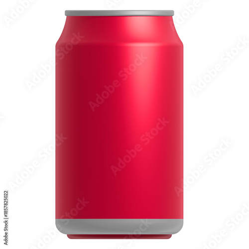 Red soda can
