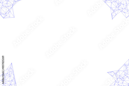 Abstract white blue digital technology futuristic communication high tech concept background. Technology dots lines connect network background.