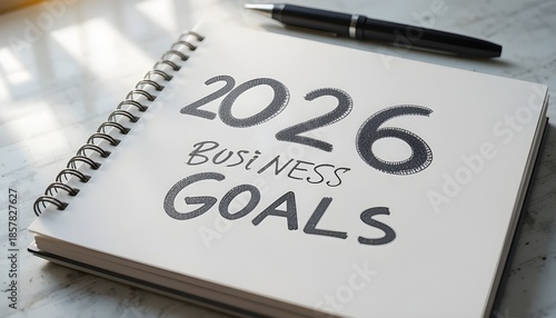 Wallpaper Mural 2026 business goals concept, notebook and pen, clean desk, soft natural light”
 Torontodigital.ca