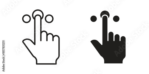 Choice icons. doodles vector. icon set in line strokes