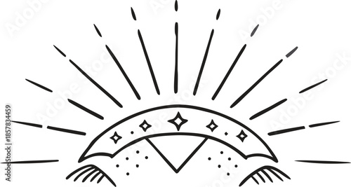 Time to Work Concept Illustration with Clock and Time Is Money Symbol