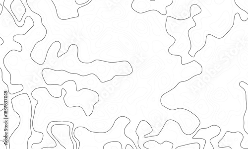 Topographic map background geographic line map with seamless ornament design.  Background of the topography map. Abstract pattern with lines.