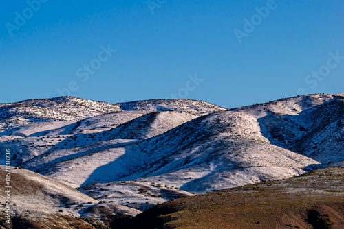 Boise Foothills with snow