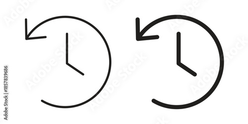 History icons. doodles vector. icon set in line strokes