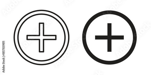 Hospital sign icons. doodles vector. icon set in line strokes