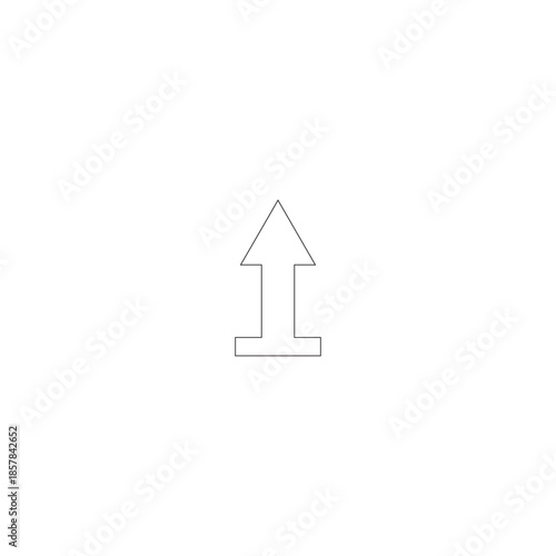 Free Download  Up Arrow Icon for User Interface - GFXLoad