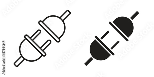 Plugin icons. doodles vector. icon set in line strokes
