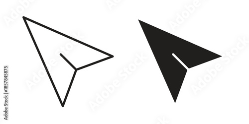 Send icons. doodles vector. icon set in line strokes