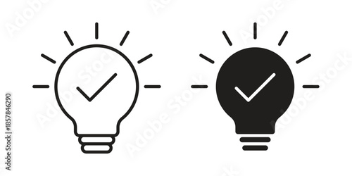 Solution icons. doodles vector. icon set in line strokes