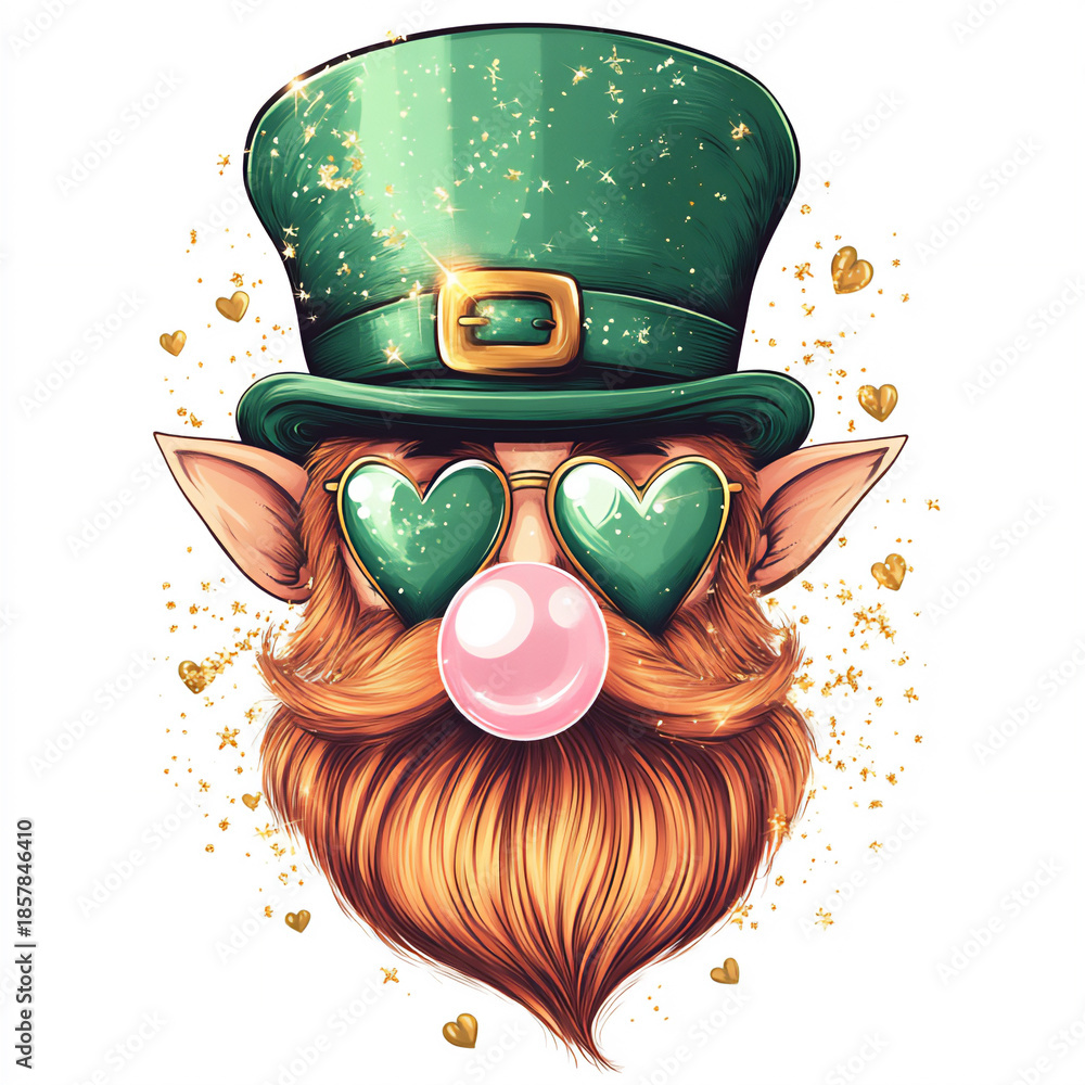 Fototapeta premium st patricks day leprechaun