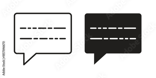 Subtitles icons. doodles vector. icon set in line strokes