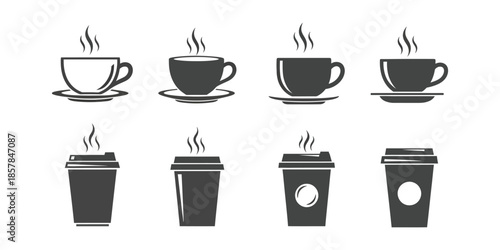 Collection of Coffee Cups and ToGo Mugs