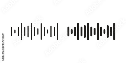 Voice icons. doodles vector. icon set in line strokes