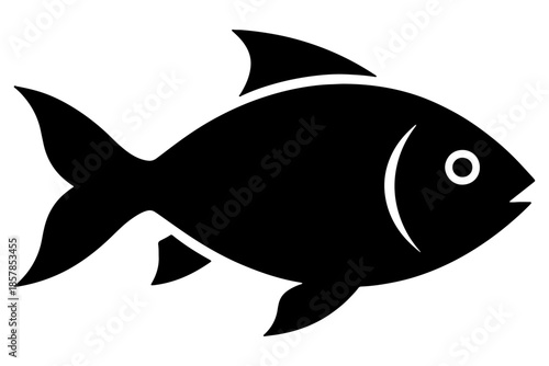 fish vector illustration,
Fisheries Fish Silhouette – Black Icon for Logo and Branding