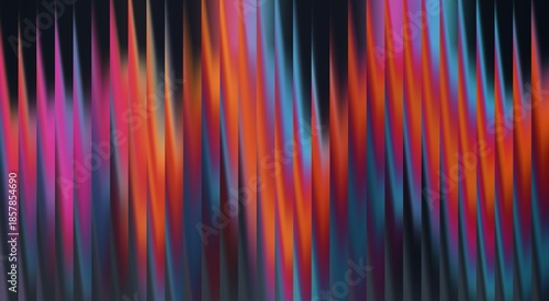 Wallpaper Mural Abstract lines in vibrant colors create a dynamic and visually stimulating pattern. The composition evokes a sense of movement and energy, perfect for adding a modern touch. Torontodigital.ca