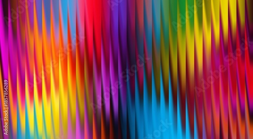 Wallpaper Mural Vibrant and colorful vertical stripes creating a dynamic abstract design. The image bursts with bold colors, making it visually engaging and versatile. Torontodigital.ca