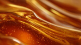 Złota tekstura naturalnego miodu