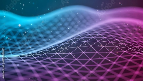 Abstract digital wave pattern