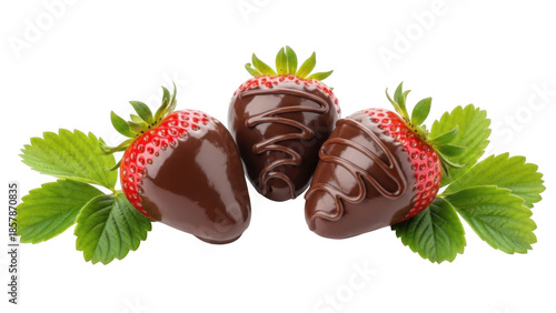 Delicious chocolate covered strawberries