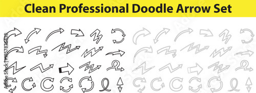 Doodle Arrow Set for Designs