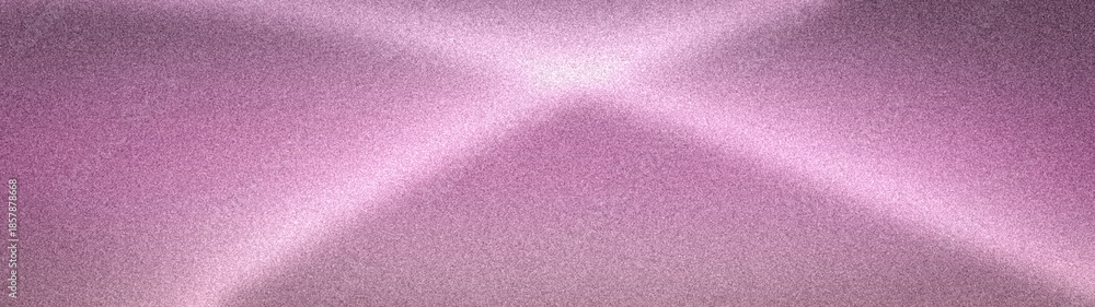 Fototapeta premium Abstract wide grainy background with a soft gradient of pink, mauve, and white hues. High-quality noisy texture ideal for 4K wallpapers and creative banners