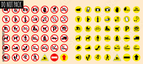 Symbolic Guidelines: A diverse array of meticulously designed symbols, each communicating a specific instruction or piece of information.