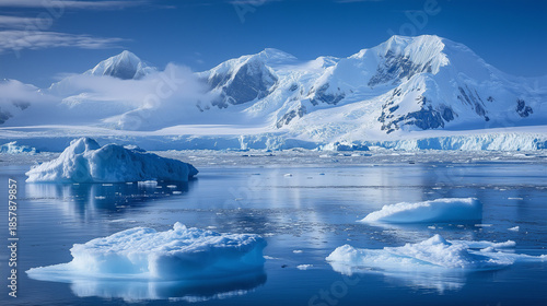 Wallpaper Mural iceberg formation on sunny blue Atlantic Ocean Torontodigital.ca
