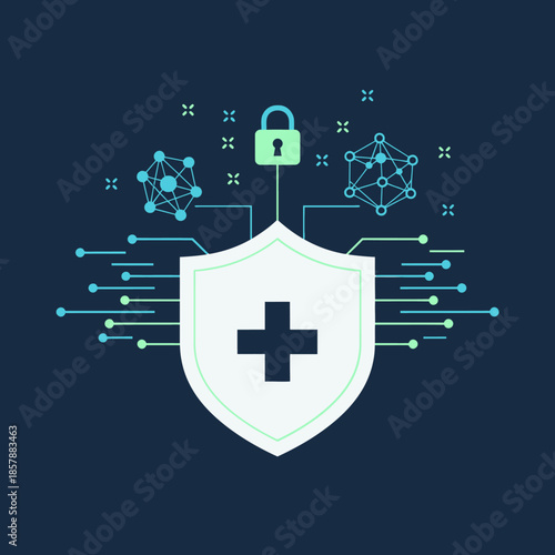 Secure Medical Data Protection: Shield, Lock, and Network