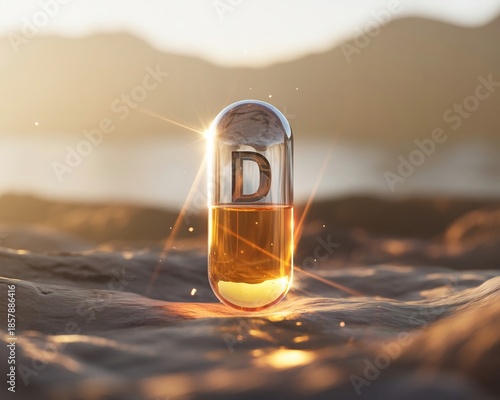 Vitamin D, Capsules with design