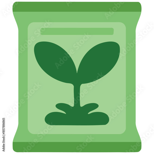 Plant seedling illustration unique creative concept isolated vector illustration on white background