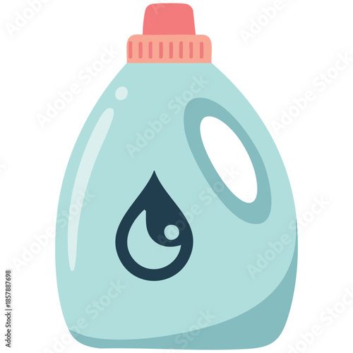 Laundry detergent icon design washing powder bag flat vector illustration