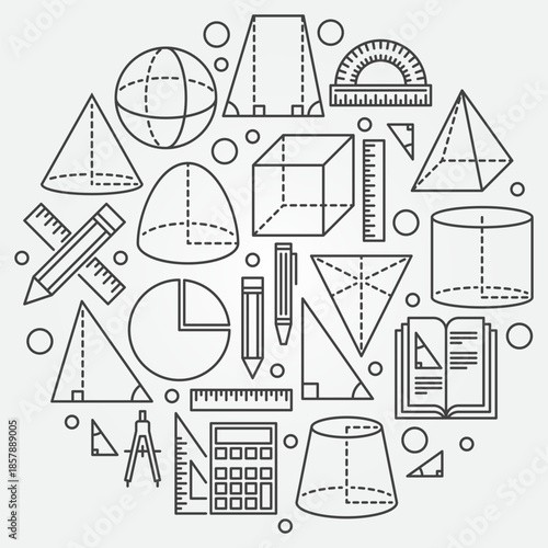 Trigonometry and geometry illustration