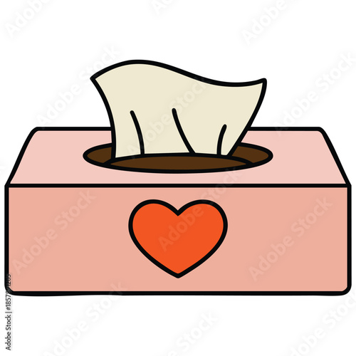 simple beauty and skincare items collection vector illustration isolated on white background