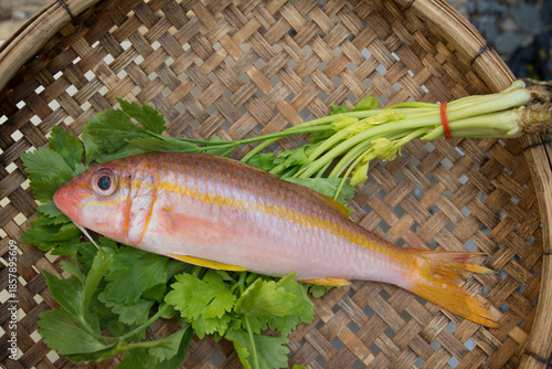 fresh fish in a basket