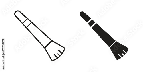 Makeup brush icons designs can be used for mobile, ui, websites