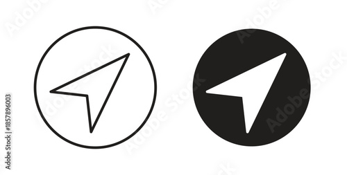 Navigation icons designs can be used for mobile, ui, websites