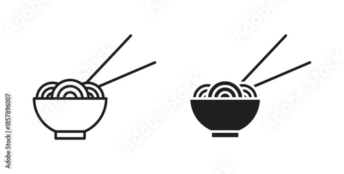 Noodles icons designs can be used for mobile, ui, websites