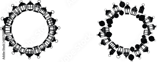 Beautiful black and white hoop earrings for women