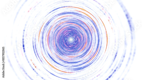 spiral lighting effect for graphical uses, a circular space backdrop